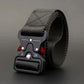 1 Piece Men's Tactical Sports Belt, Quick Release Symmetrical Buckle, Polyester Fiber, Suitable for Outdoor Training Military
