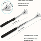 Compact Telescopic Back Massager – Portable Extendable Stainless Steel, Ideal Birthday Gift & Christmas Stocking Stuffer for Sen