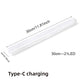 Motion Sensor Lamp Night Light Wireless LED USB Type C Rechargeable Lamp for Kitchen Cabinet Bedroom Wardrobe Staircase Lighting